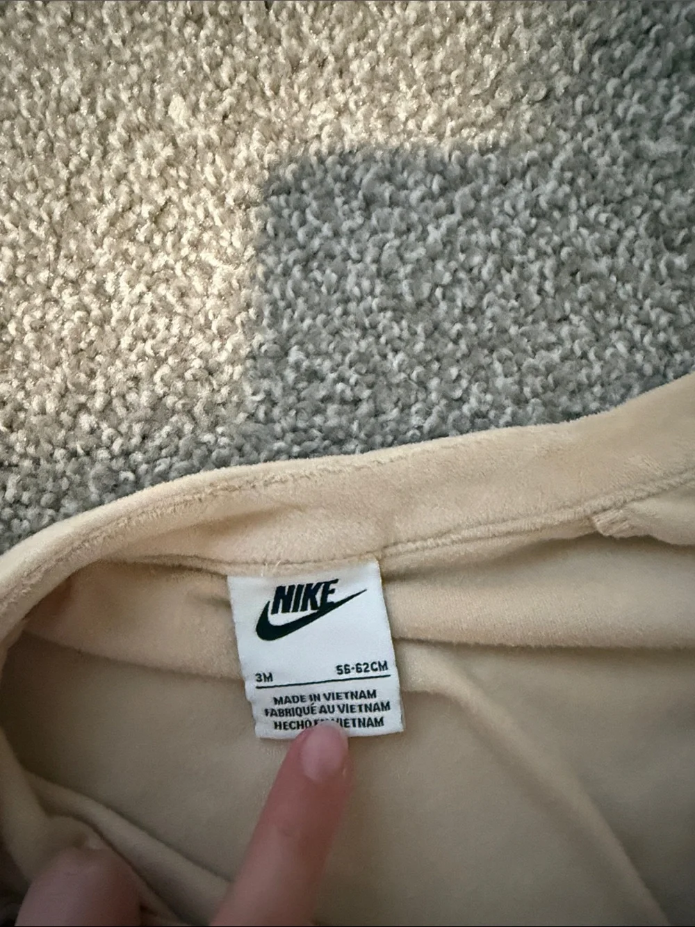 TWO Nike baby 3M onesies